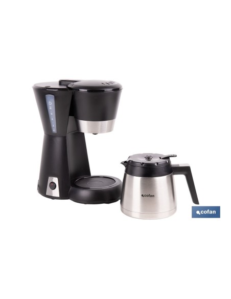 CAFETERA ELÉCTRICA DE GOTEO CON JARRA TERMO 800 W 12 TAZAS 1,2 L