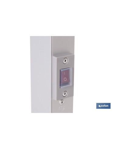 TOALLERO ELÉCTRICO DE ALUMINIO 100 W 90 X 53 X 35,5 CM IP44