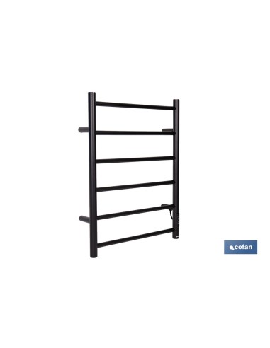 TOALLERO ELÉCTRICO NEGRO 80 W 68 X 53 X 10.5 CM IP44
