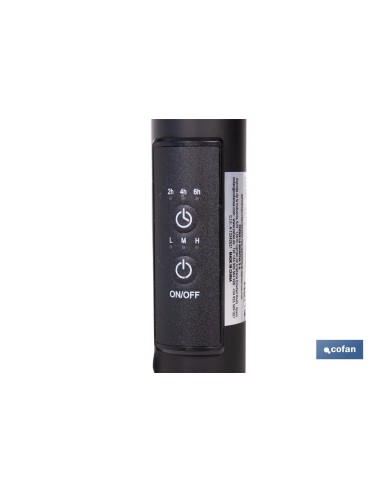 TOALLERO ELÉCTRICO NEGRO 80 W 68 X 53 X 10.5 CM IP44