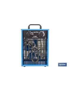 CALEFACTOR INDUSTRIAL DE 400 V TRIFÁSICO 30/2500/5000 W 2