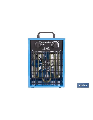 CALEFACTOR INDUSTRIAL DE 400 V TRIFÁSICO 30/2500/5000 W