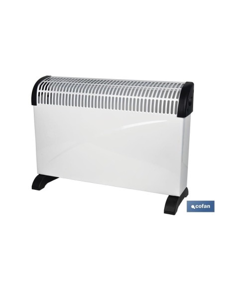 CONVECTOR CON TERMOSTATO REGULABLE 750/1250/2000 W