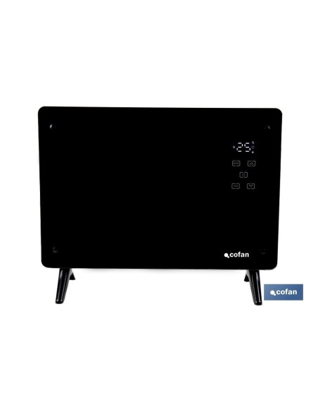 CONVECTOR DE PANEL DE VIDRIO PANTALLA LED 1500 W