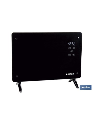 CONVECTOR DE PANEL DE VIDRIO PANTALLA LED 1500 W