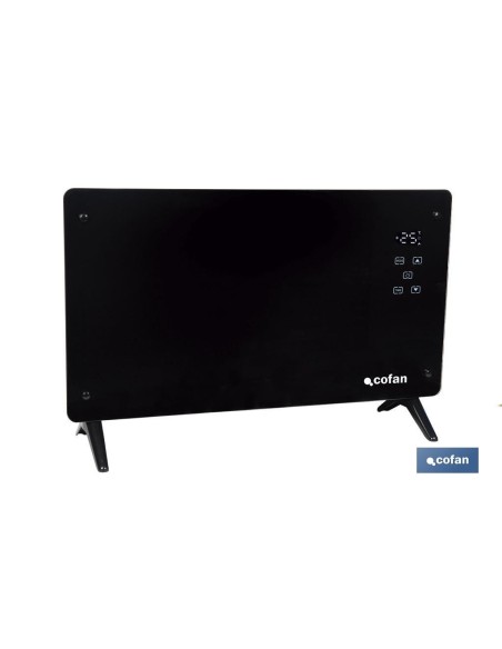 CONVECTOR DE PANEL DE VIDRIO PANTALLA LED 2000 W