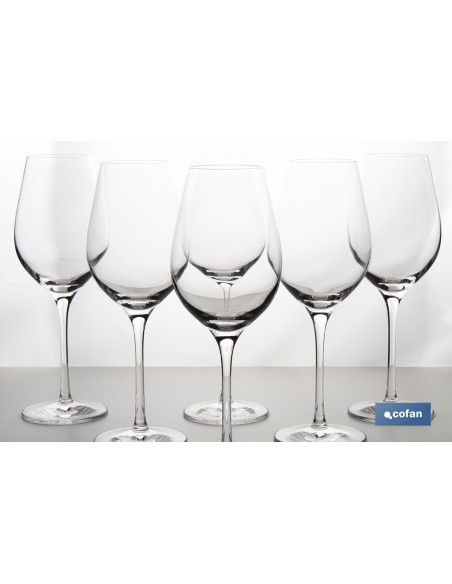 PACK DE 6 COPAS JEREZANA PIE ALTO 30 CL 21 CM