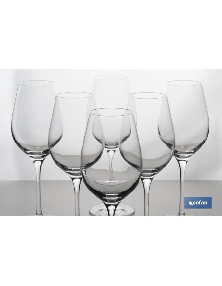 PACK DE 6 COPAS JEREZANA PIE ALTO 30 CL 21 CM
