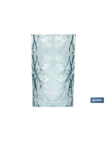 BOTELLA DE VIDRIO TRANSPARENTE AZUL CLARO CON CIERRE DE ESTRIBO 1 L VENTA UNITARIA