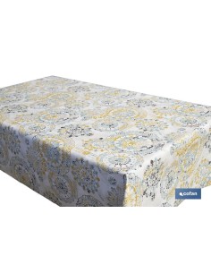 ROLLO DE MANTEL ANTIMANCHAS MOSAICO CÁLIDO 1,40 X 20 M 2