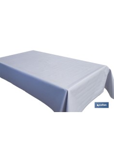 ROLLO DE MANTEL ANTIMANCHAS ESTERILLA GRIS 1,40 X 20 M 2