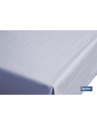 ROLLO DE MANTEL ANTIMANCHAS ESTERILLA GRIS 1,40 X 20 M