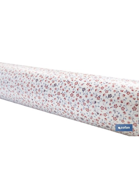 ROLLO DE HULE DISEÑO FLOR 1,40 X 20 M