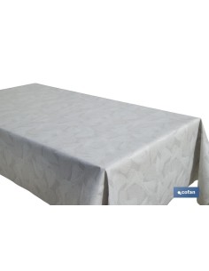 ROLLO DE MANTEL ANTIMANCHAS RESINADO FICUS 60 % ALGODÓN, 40 % POLIÉSTER 1,40 X 20 M 2