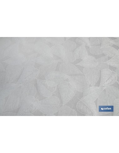 ROLLO DE MANTEL ANTIMANCHAS RESINADO FICUS 60 % ALGODÓN, 40 % POLIÉSTER 1,40 X 20 M