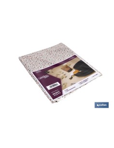 HULE ANTIMANCHAS FLOR 1,40 X 1,80 M 2