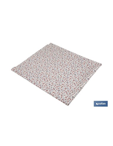 HULE ANTIMANCHAS FLOR 1,40 X 1,80 M