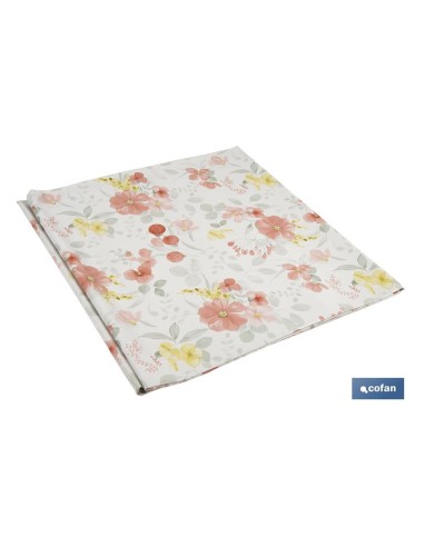 HULE ANTIMANCHAS CORAL 1,40 X 1,80 M