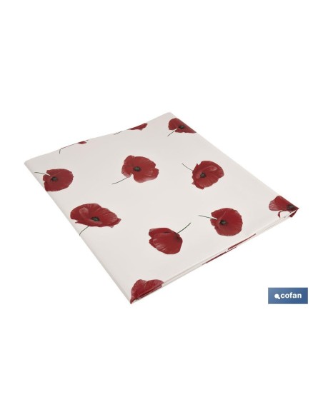 HULE ANTIMANCHAS AMAPOLAS 1,40 x3,00 M