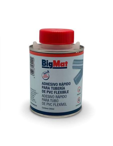 ADHESIVO PVC BIGMAT FLEXIBLE 250ML PINCEL (D) COLLAK