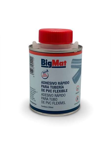 ADHESIVO PVC BIGMAT FLEXIBLE 250ML PINCEL (D) COLLAK