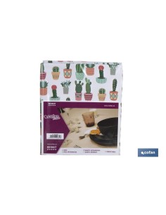 MANTEL ANTIMANCHAS CACTUS 1,40 X 2,50