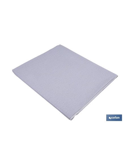 MANTEL ANTIMANCHAS ESTERILLA GRIS 1,40 X 2,50