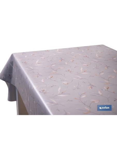 ROLLO DE HULE DISEÑO BOTÁNICO CON RAMAS DORADAS 1,40 X 20 M