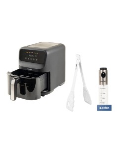 PACK DE FREIDORA DE AIRE, PINZAS Y PULVERIZADOR DE ACEITE