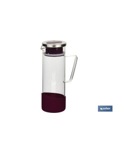 PACK DE JARRA MORADA,SET DE VASOS DE AGUA Y MANTEL 1.40 X 1.40 CM 2