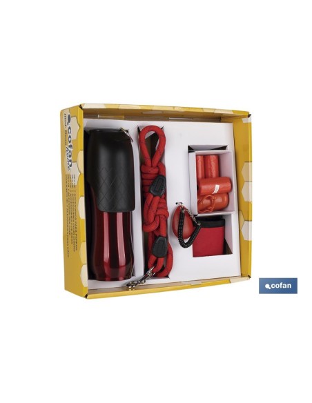 PACK DE ACCESORIOS DE PERROS, CORREA EXTENSIBLE PERROS Y PEINE DOBLE CARA MASCOTAS