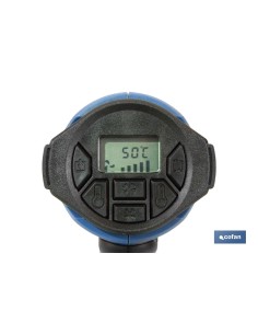 PISTOLA DE AIRE CALIENTE CON LCD DIGITAL DISPLAY 2000 W 2