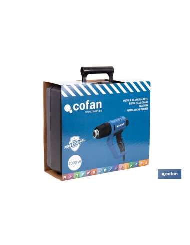 PISTOLA DE AIRE CALIENTE CON LCD DIGITAL DISPLAY 2000 W