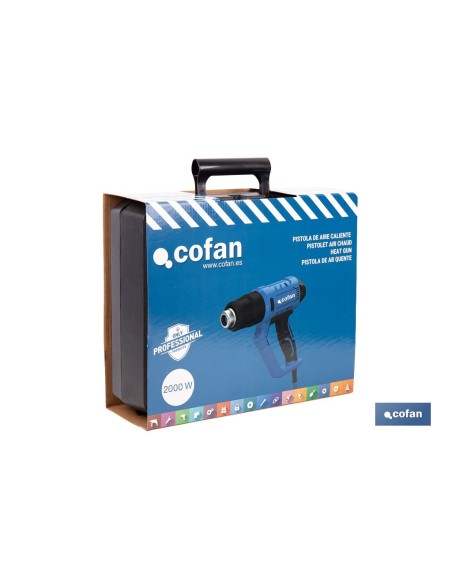 PISTOLA DE AIRE CALIENTE CON LCD DIGITAL DISPLAY 2000 W