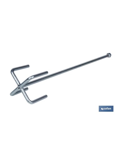 VARILLA MEZCLADORA YESO Ø120 600 MM M14