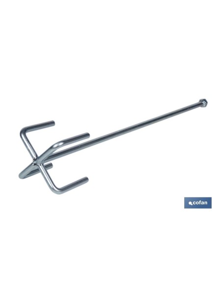 VARILLA MEZCLADORA YESO Ø120 600 MM M14
