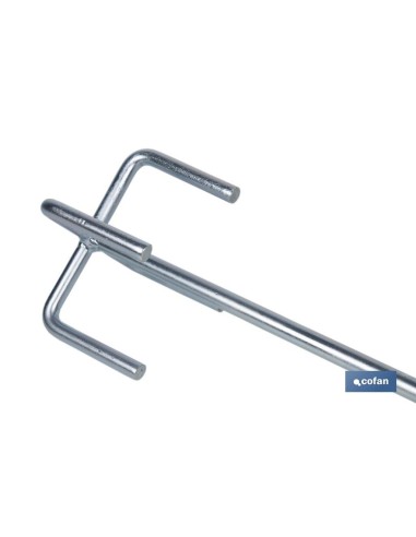 VARILLA MEZCLADORA YESO Ø120 600 MM M14