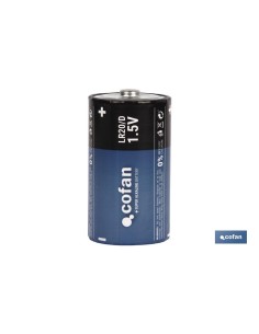 BLÍSTER DE 2 PILAS ALCALINAS LR20/D VENTA UNITARIA