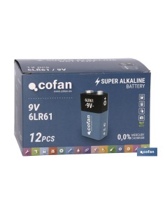 BLÍSTER DE 1 PILA ALCALINA 6LR61/9V VENTA UNITARIA 2