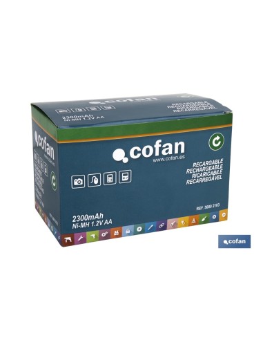 BLISTER 4 PILAS RECARGABLES AA 2300mAh
