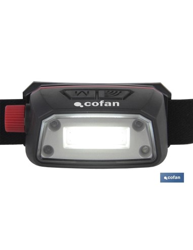 LINTERNA COB LED DE CABEZA 5 W 6500 K USB