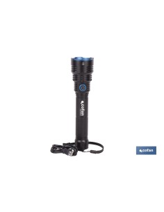 LINTERNA HIGH POWER LED 10000 LM 6 FUNCIONES Ø 60 X 250 MM