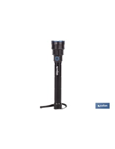 LINTERNA HIGH POWER LED 18.000 LM CON 6 FUNCIONES Ø65 X 322 MM