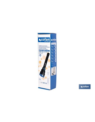 LINTERNA HIGH POWER LED 18.000 LM CON 6 FUNCIONES Ø65 X 322 MM