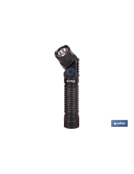 LINTERNA HIGH POWER LED 1200 LM PLEGABLE CON 5 FUNCIONES Ø25 X 132 MM