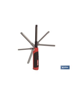 LÁMPARA INSPECCIÓN PLEGABLE 5 W COB LED 6500 K USB 2