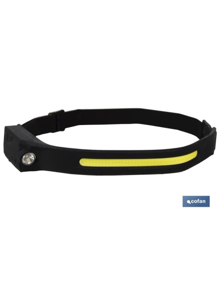 LINTERNA DUAL DE CABEZA CON SENSOR DE ACTIVACIÓN 350 LM
