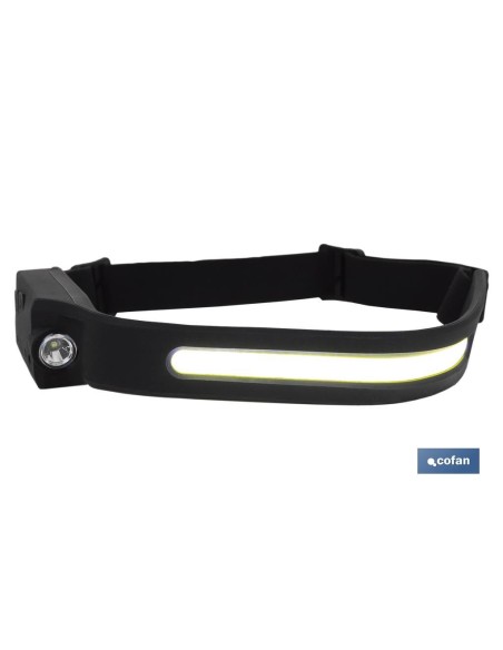 LINTERNA DUAL DE CABEZA CON SENSOR DE ACTIVACIÓN 350 LM