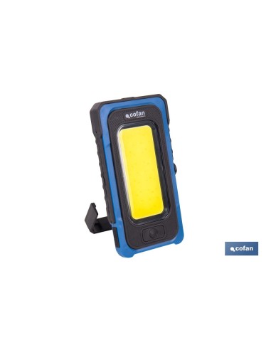 LÁMPARA DE INSPECCIÓN 500 LM COB LED Y PANEL SOLAR