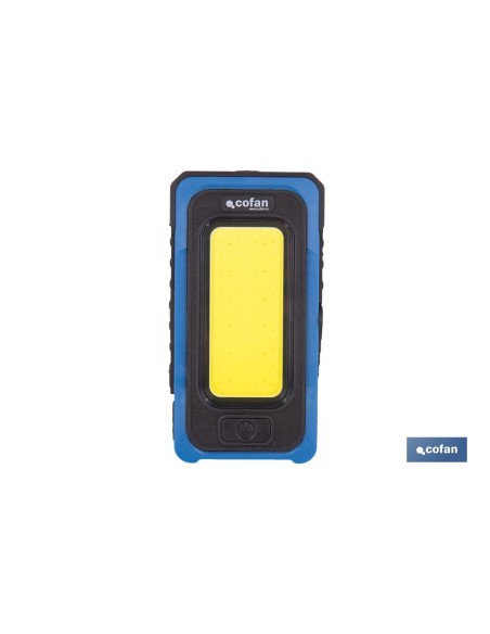 LÁMPARA DE INSPECCIÓN 500 LM COB LED Y PANEL SOLAR